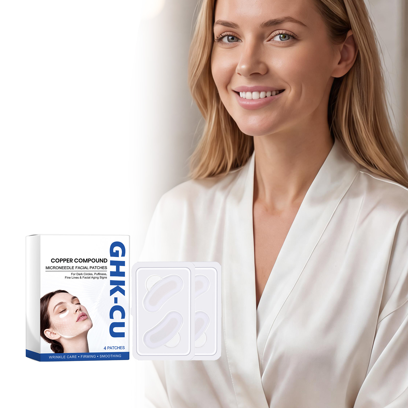 Eye Bright Care Patch Thin Breathable Snug Durable Mild Skinfriendly Eye Moist Home Essential