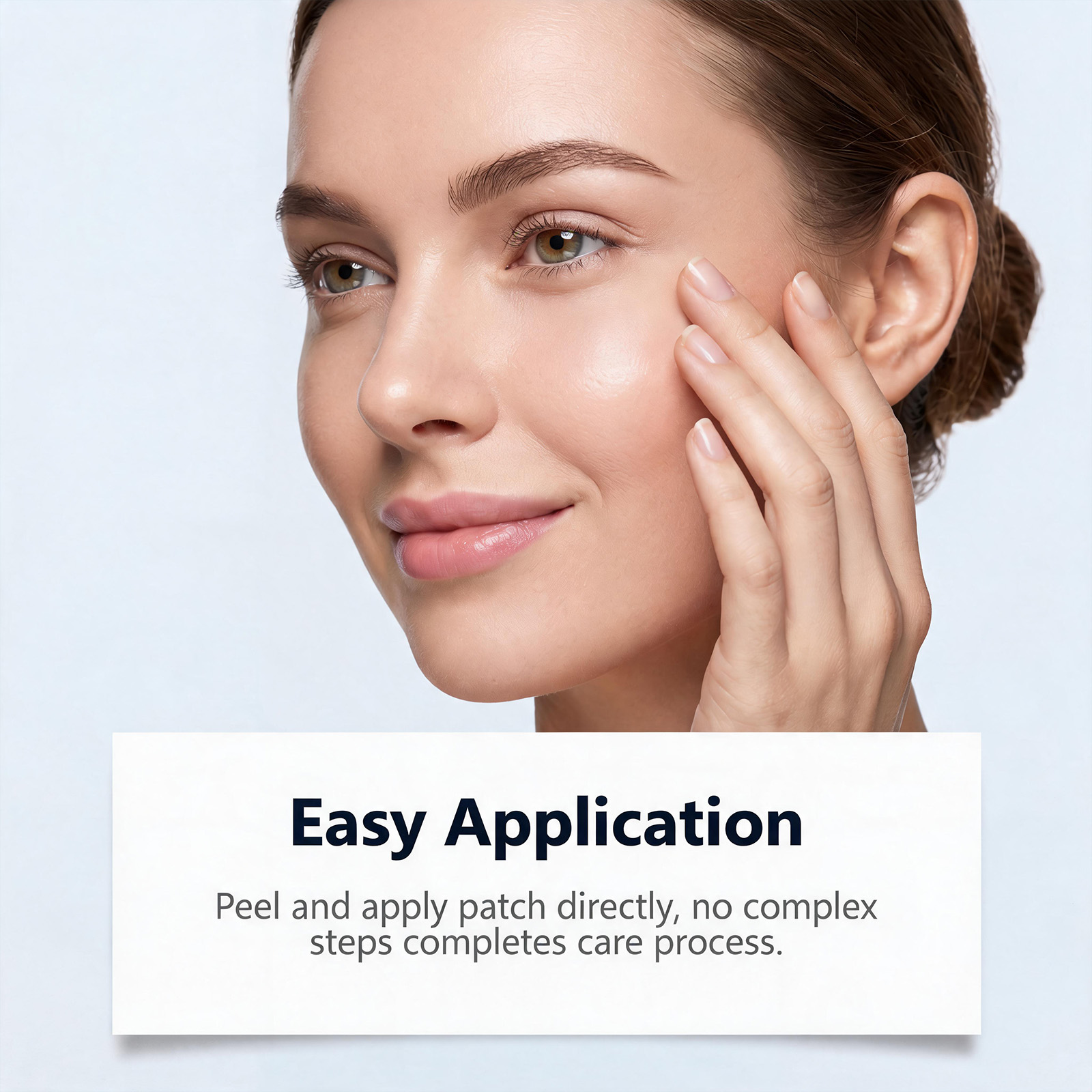 Eye Bright Care Patch Thin Breathable Snug Durable Mild Skinfriendly Eye Moist Home Essential