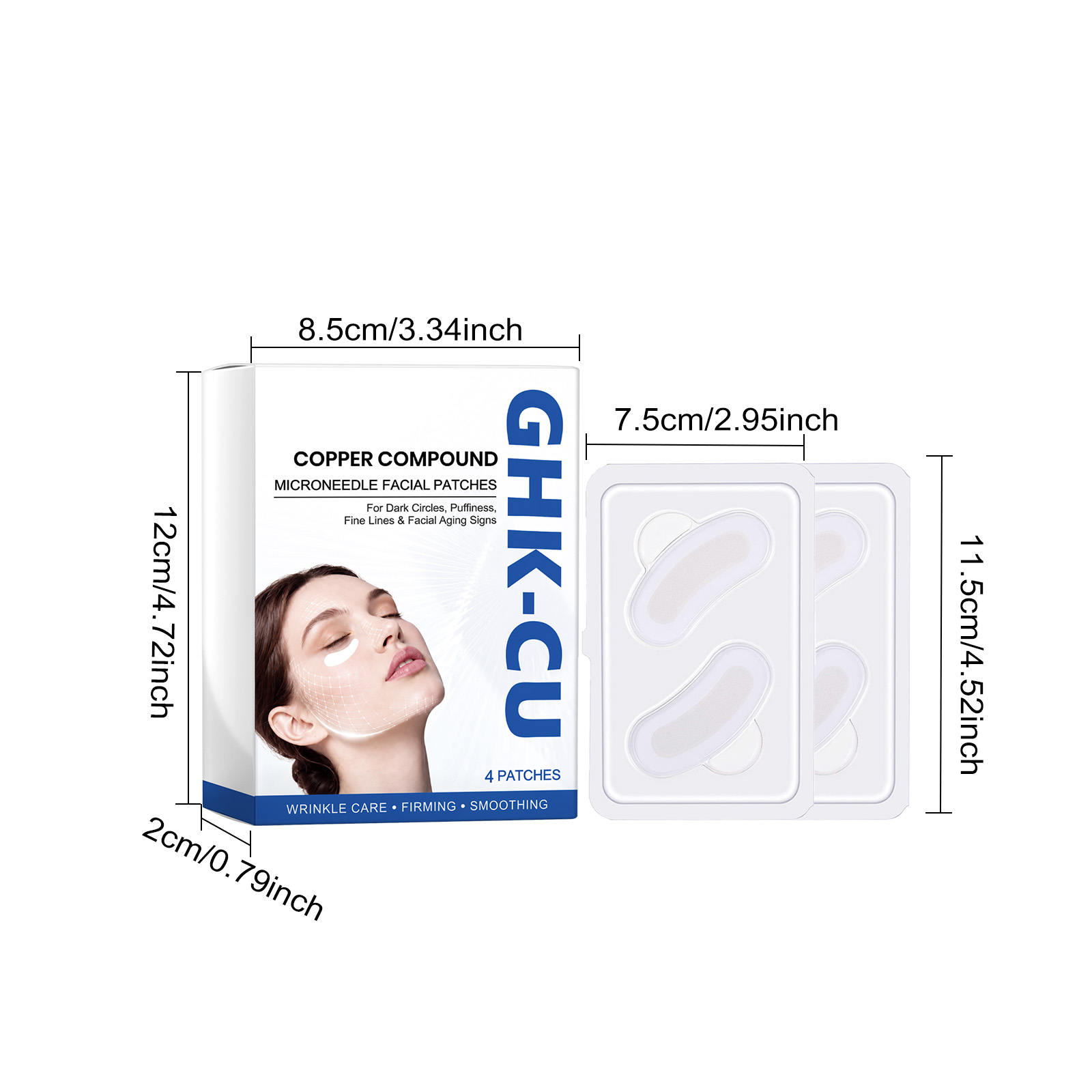 Eye Bright Care Patch Thin Breathable Snug Durable Mild Skinfriendly Eye Moist Home Essential