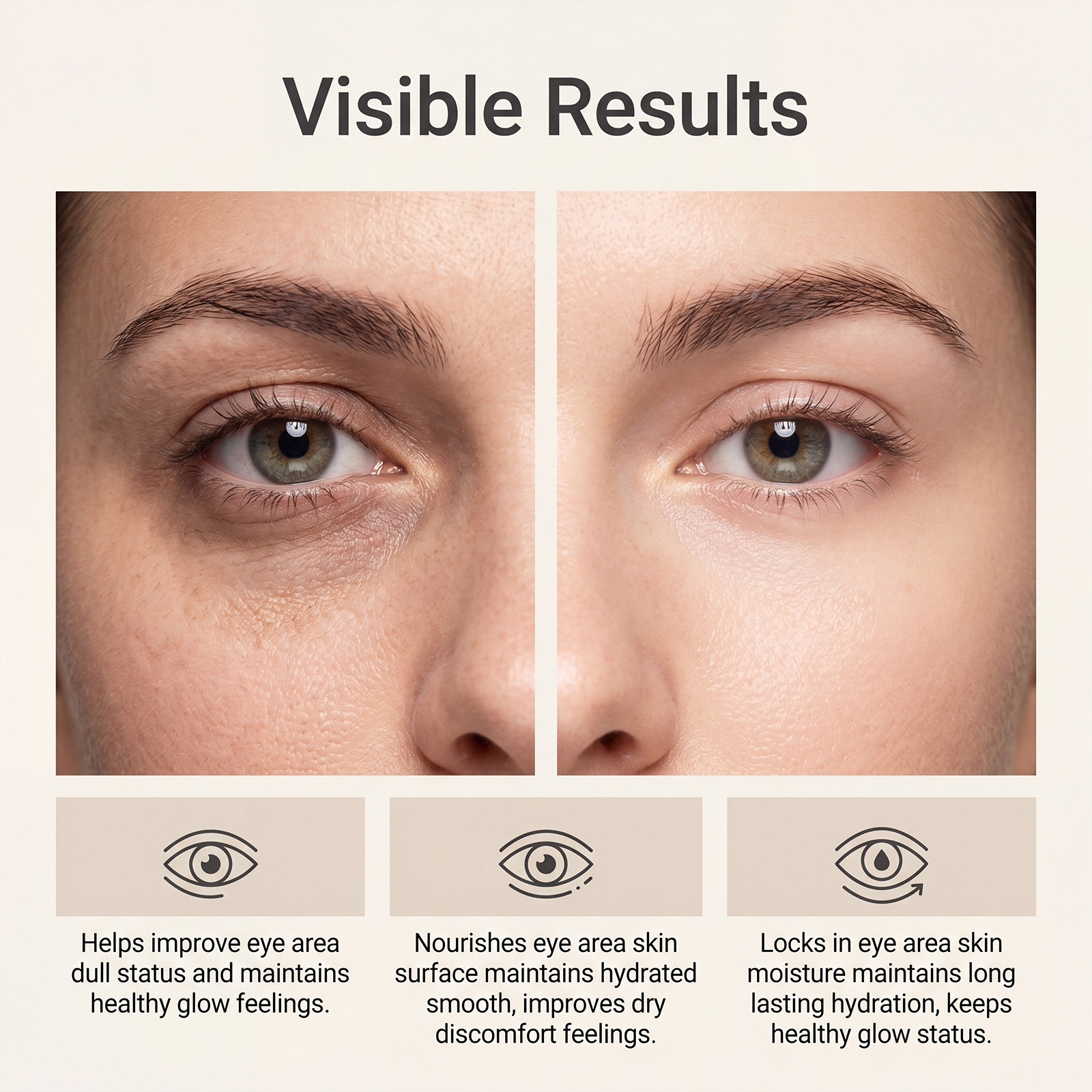 Eye Bright Care Patch Thin Breathable Snug Durable Mild Skinfriendly Eye Moist Home Essential