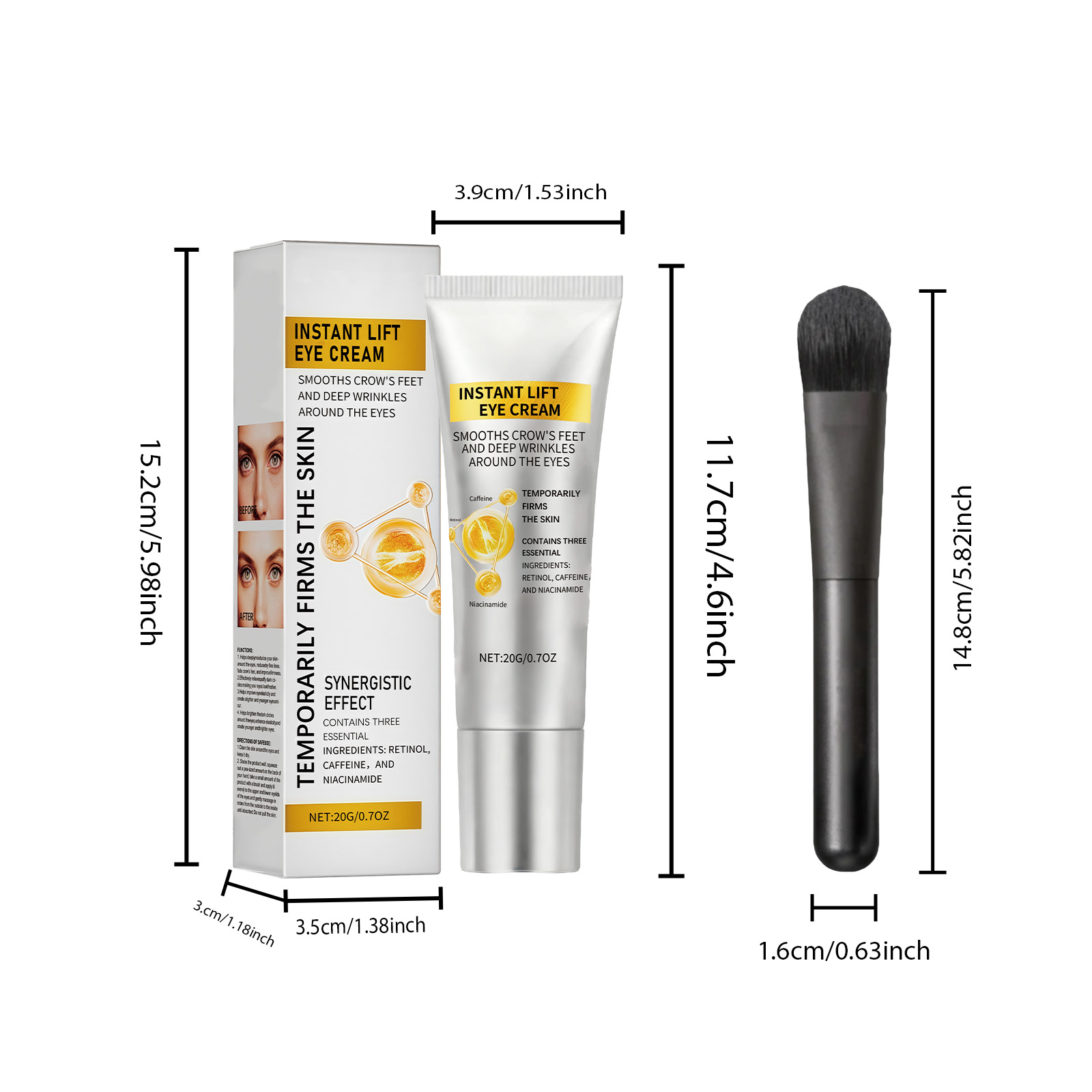 Eye Cream Hydrous Light Texture Daily Mild Moisturizing Delicate Soft Hydrate Eye Skin Care Balm