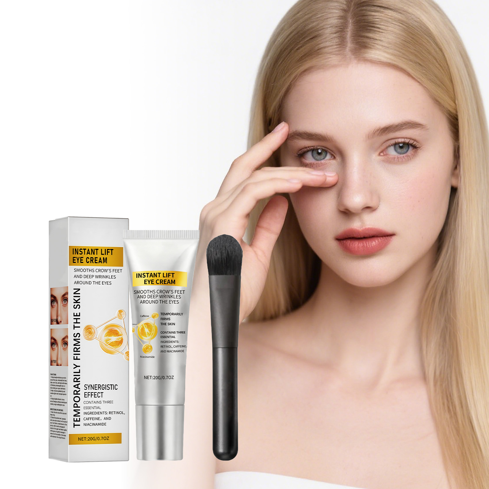 Eye Cream Hydrous Light Texture Daily Mild Moisturizing Delicate Soft Hydrate Eye Skin Care Balm