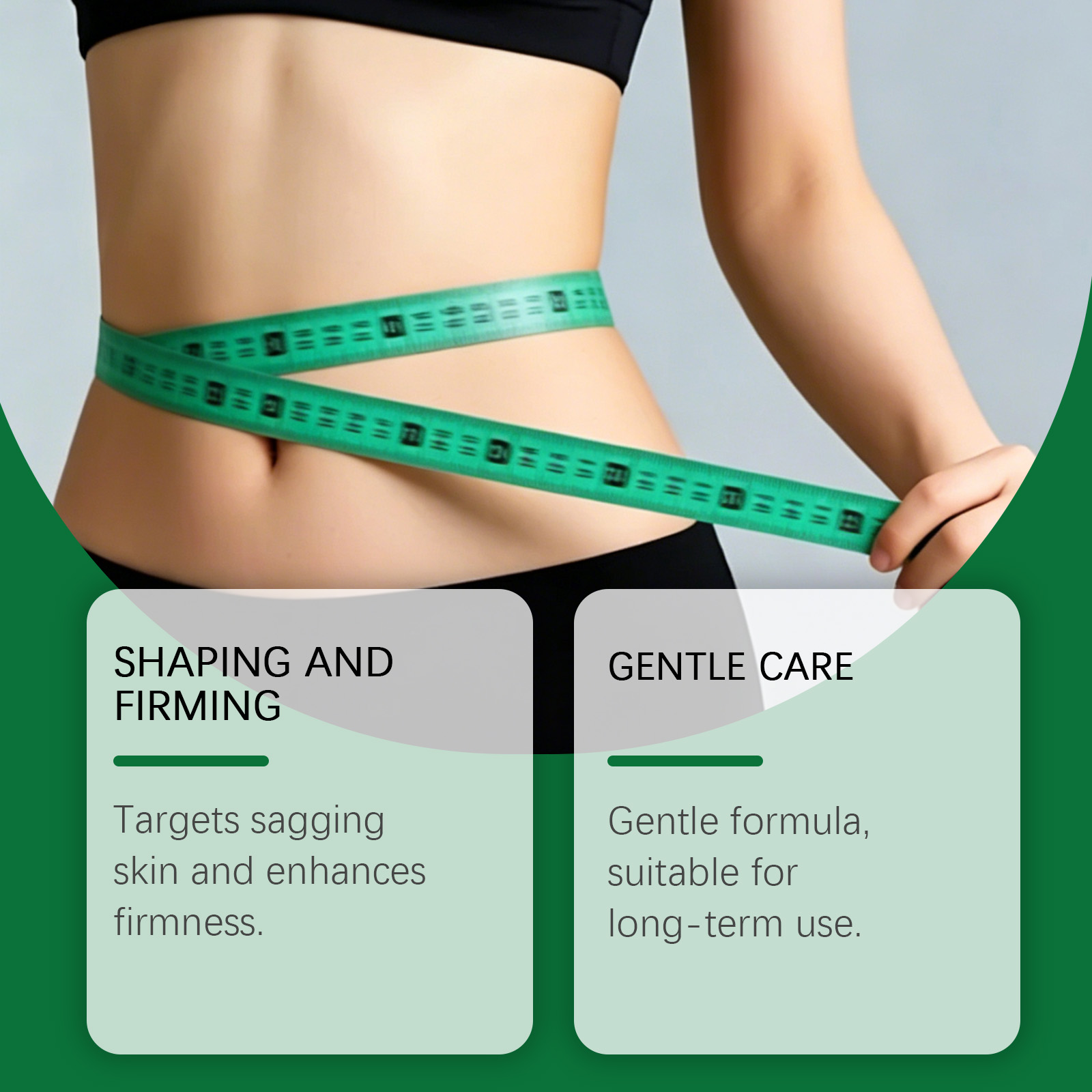 Body Care Patch Lightweight Breathable Comfortable Fit Skin Shape Management Enhance Curves Display Contour
