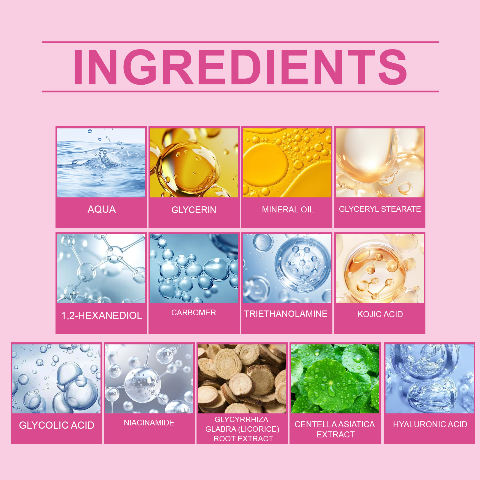 Kojic Acid Moisturizing Cream Protect Delicate Facial Skin Brighten Complexion Lock Moisture Nourish Complexion