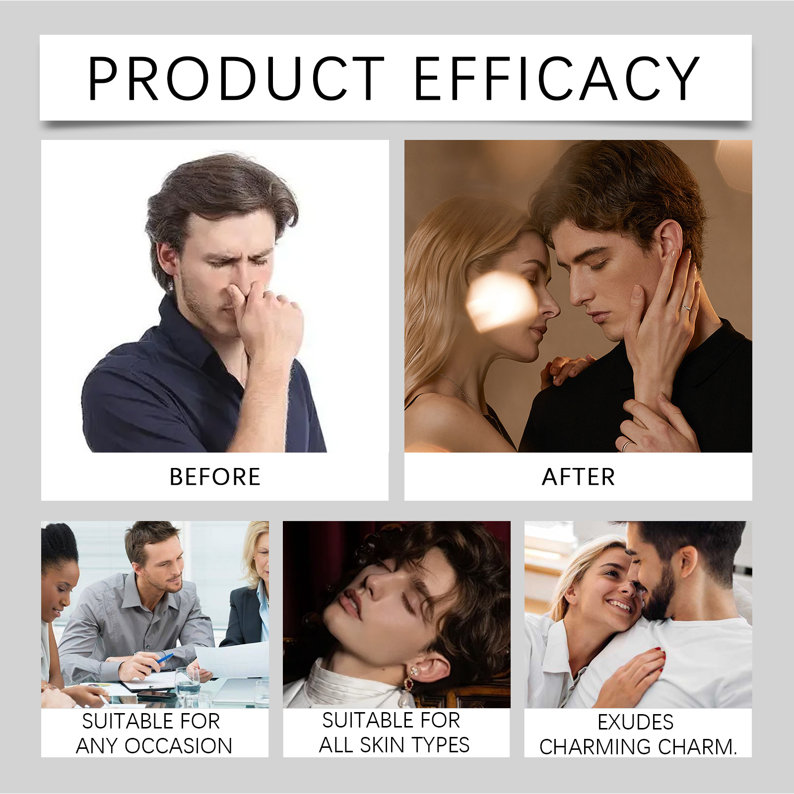 Eau De Cologne Natural Pure Mild Fragrance Long Lasting Charming Gentleman Daily Scent Perfume