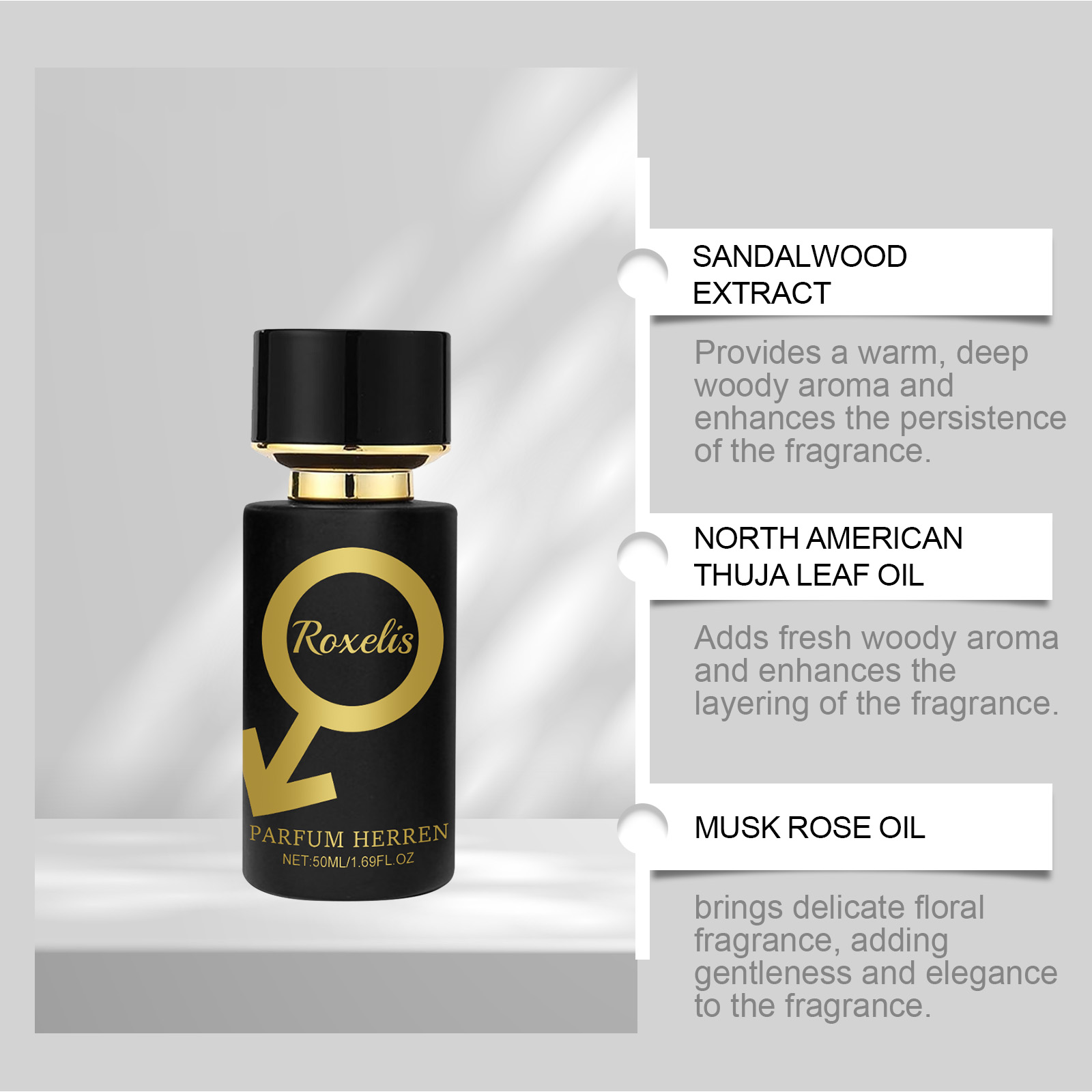 Eau De Cologne Natural Pure Mild Fragrance Long Lasting Charming Gentleman Daily Scent Perfume