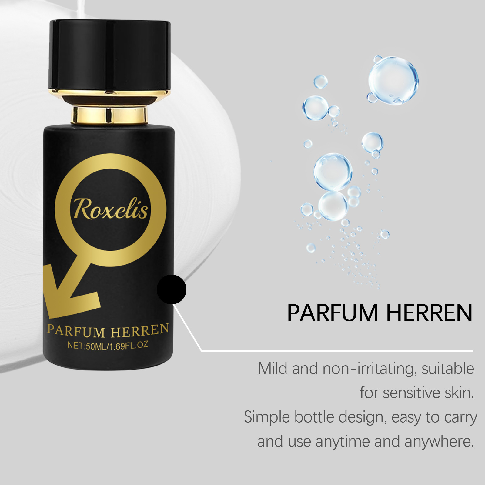 Eau De Cologne Natural Pure Mild Fragrance Long Lasting Charming Gentleman Daily Scent Perfume