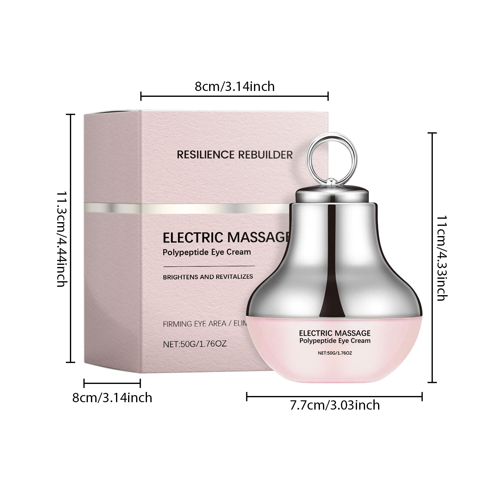 Electric Firming Massage Eye Cream Gentle Hydrating Refine Eye Skin Elastic Nourish Daily Moisturizing Lotion