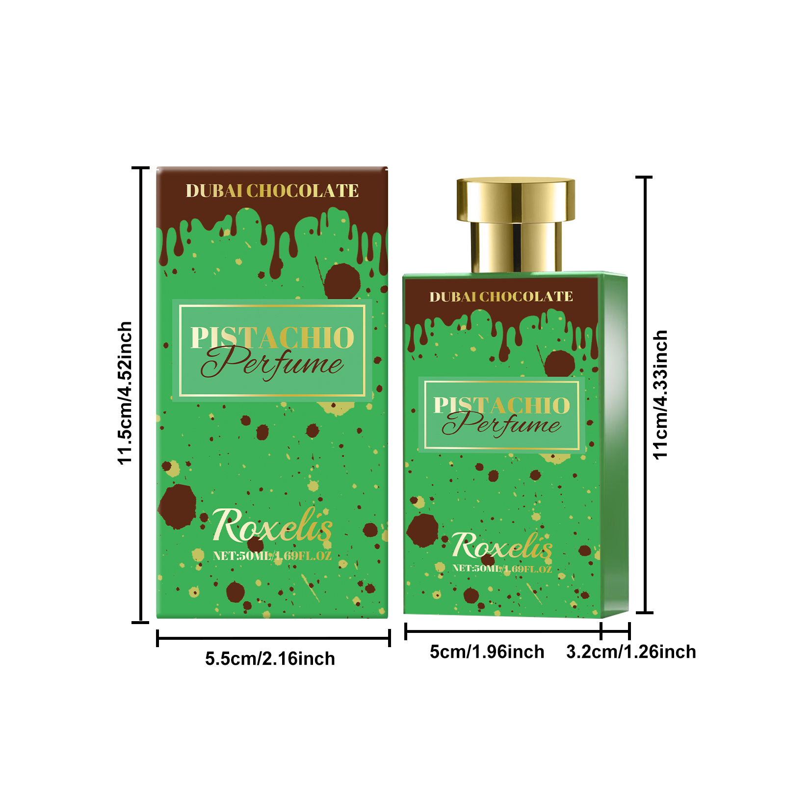 Pistachio Cocoa Perfume Vanilla Fruity Scent Long Lasting Premium Fresh Unisex Atmosphere Fragrance