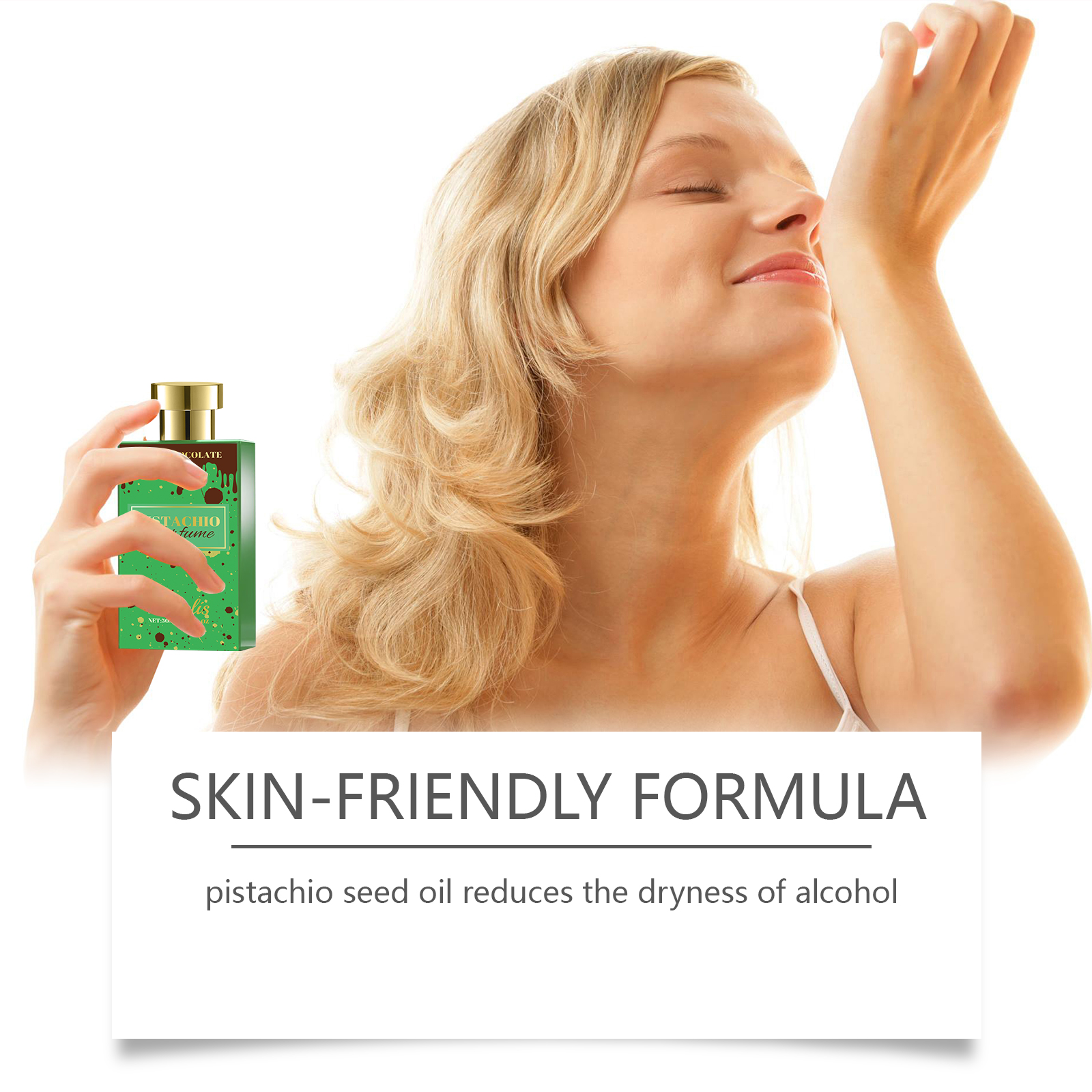 Pistachio Cocoa Perfume Vanilla Fruity Scent Long Lasting Premium Fresh Unisex Atmosphere Fragrance