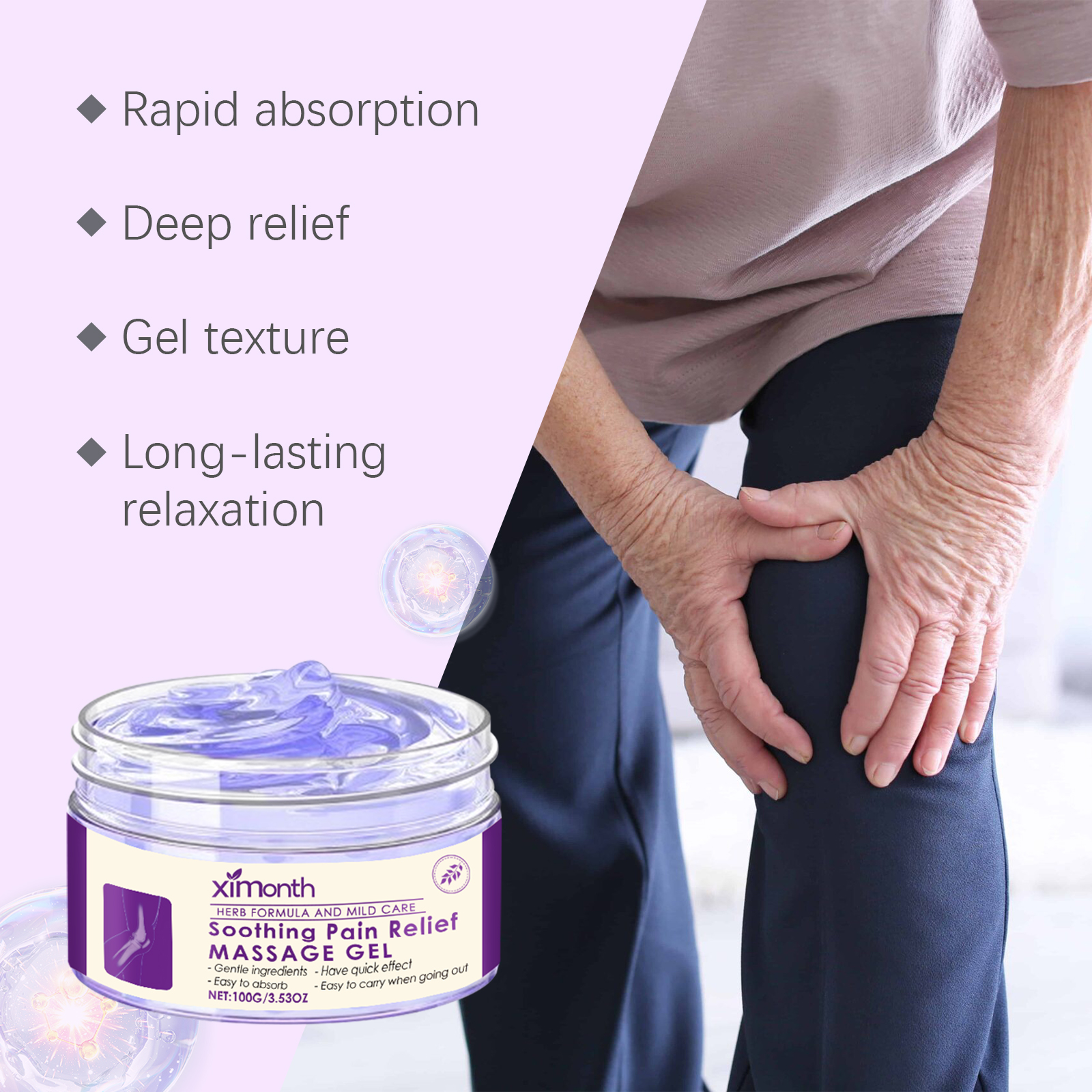 Body Massage Gel Daily Care For Joint Knee Elbow Shoulder Comfort External Apply Gel