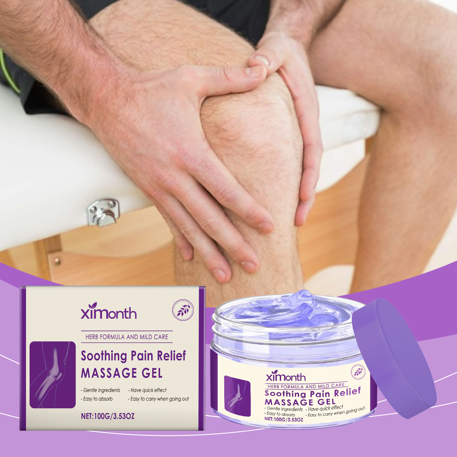 Body Massage Gel Daily Care For Joint Knee Elbow Shoulder Comfort External Apply Gel