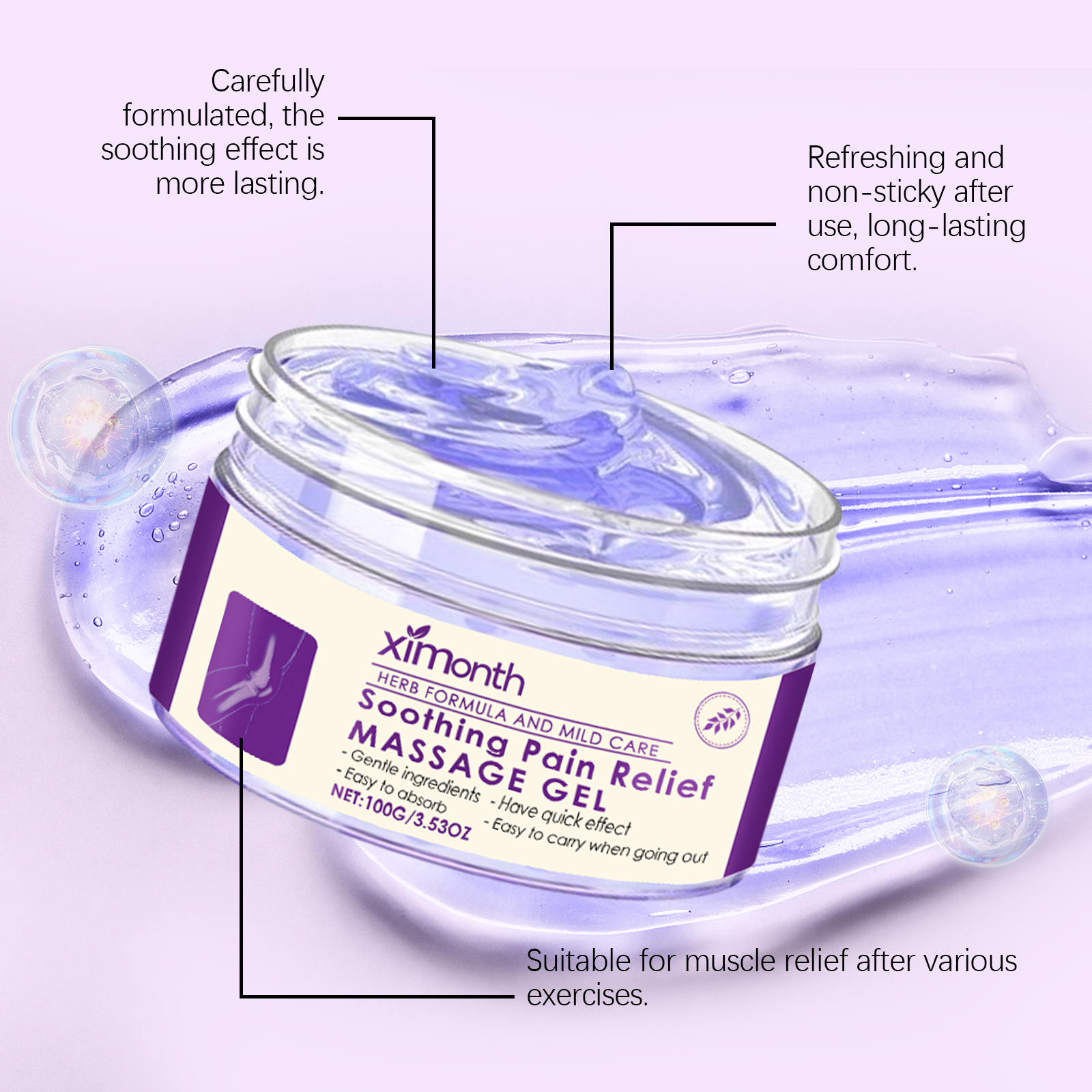 Body Massage Gel Daily Care For Joint Knee Elbow Shoulder Comfort External Apply Gel
