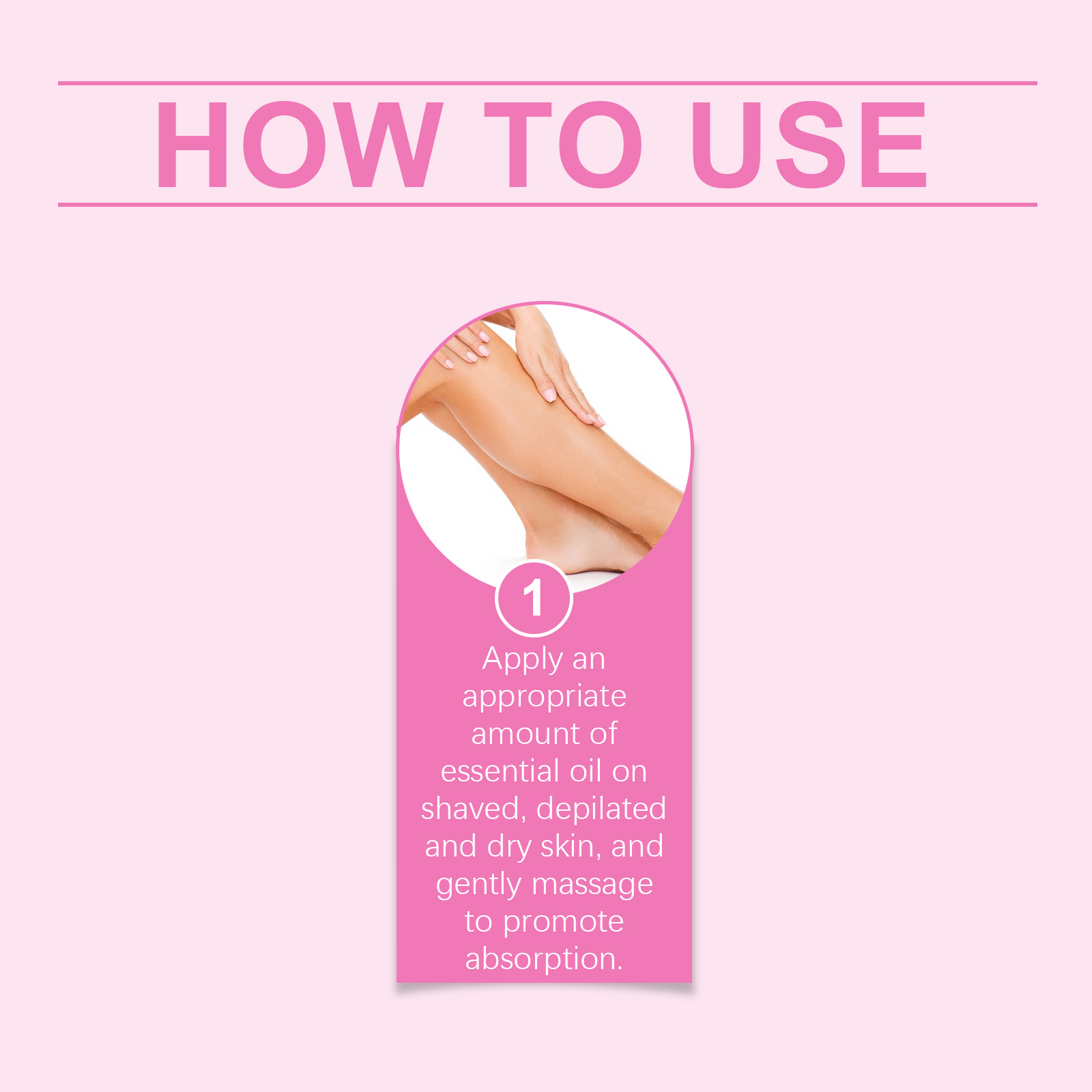 Strawberry Flavored Hair Removal After Shave Care Oil Mild Ingredients Moisturize Nourish Soothe Smooth Skin