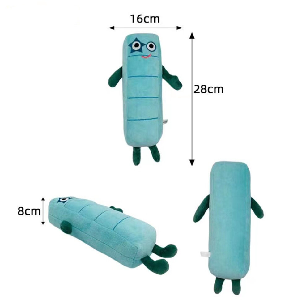 (Digital Set) Numberblocks Plush Toy Math Primer Study New