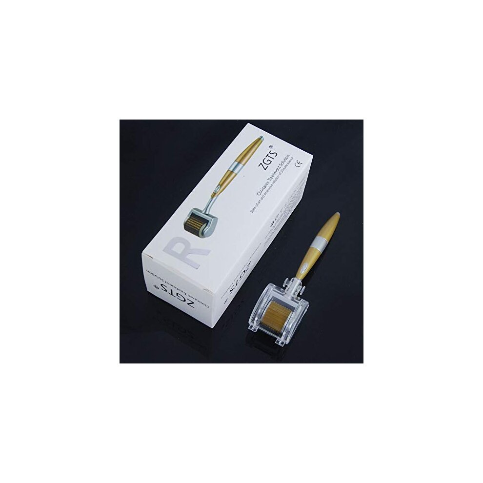 ZGTS Derma Roller Micro Needle - 0.25MM 192 Needle Titanium Luxury Roller - FDA Approved