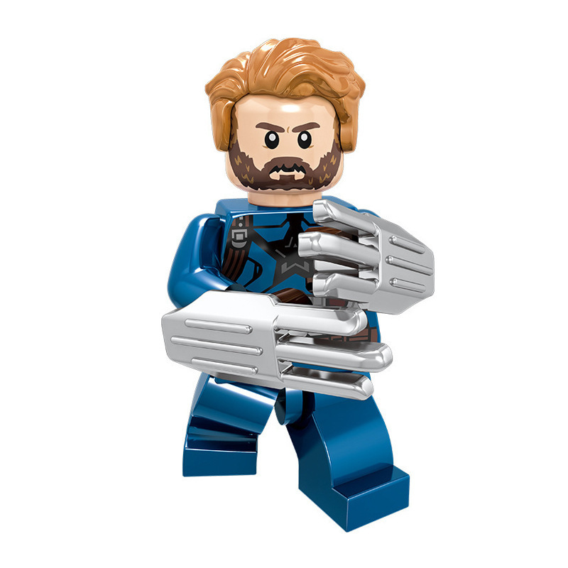 Marvel Superheroes Minifigures Hulk Thor Captain America Venom Groot Thanos Vision Falcon Racoon Spider Character Action Figure 32pcs Kits Compatible Lego Toys For Children Christmas Gifts