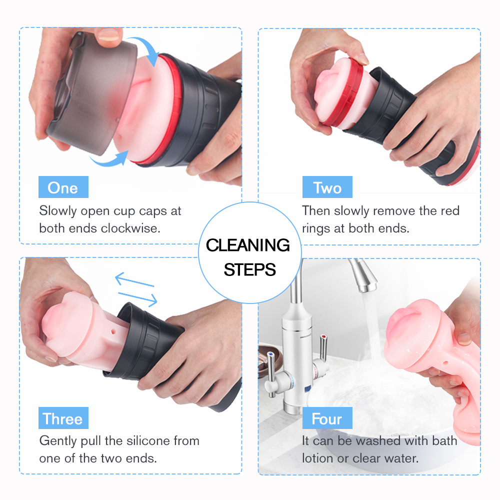 Masturbator Male Sex Toy Double Ends Massager Vibrator Deep Throat Mouth Artificial Vagina Pussy Adult Toys for Masturbating