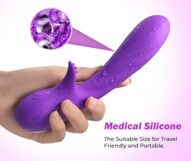 Rabbit Vibrators Sex Toys Realistic Dildo Adult Sensory Toys Stimulator Clitoris Wand Egg G spot Massager 9 Vibration Modes Men Women and Couple Masturbating Tool Travel Size