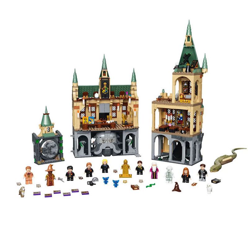Harry Potter Hogwarts Chamber of Secrets Castle Building Blocks Magic Toys Building Kit