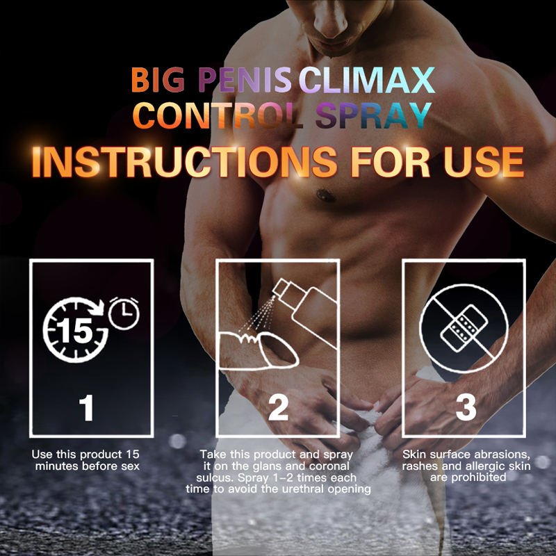 Delay Sex Spray for Men Premature Ejaculation Lasting Erection 60 Minutes Big Male Dick Exciter Aphrodisiac Penis Delay Products