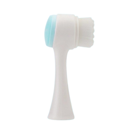 Silicone Gel Facial Brush Double Sided Facial Cleanser Blackhead Removing Product Pore Cleaner Exfoliating Product