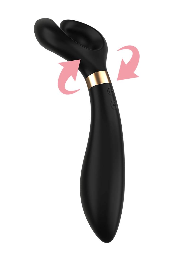 (Blue) Satisfyer Endless Fun Vibrator for Couples Sex Toy Dildo for Clitoral G-spot Stimulation Men Penis Ring Multifunctional