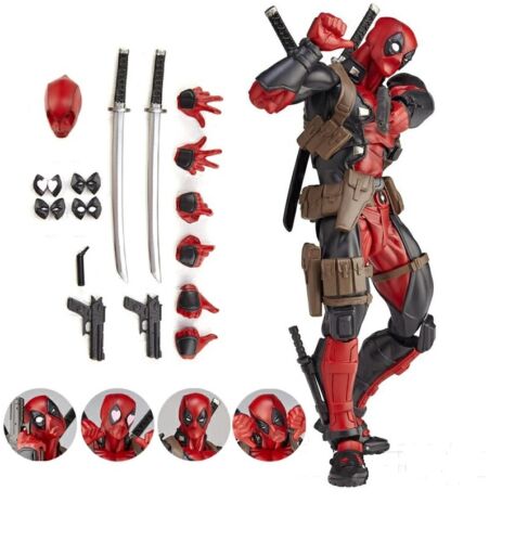 Marvel Legends X-men DEADPOOL Action Figure Revoltech Kaiyodo Model Toys Gift Ornament Decor