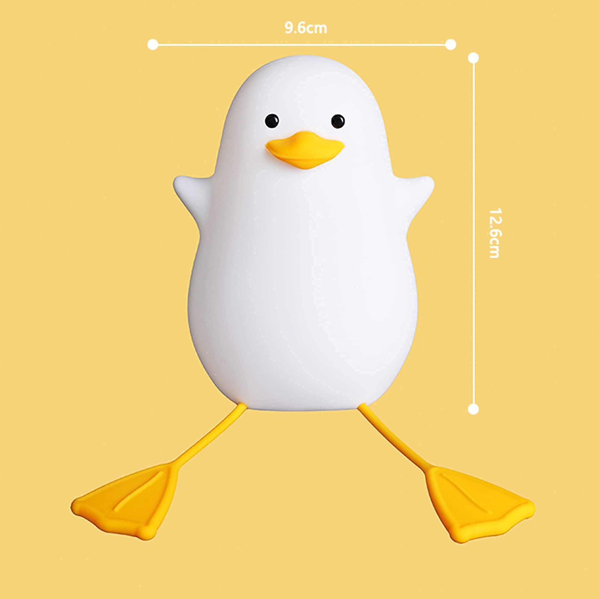 LED Night Light for Kids Cute Touch Silicone Nursery Lamp Dimmable Animal Portable Lamp with Warm Light for Women Bedroom Living Room Camping