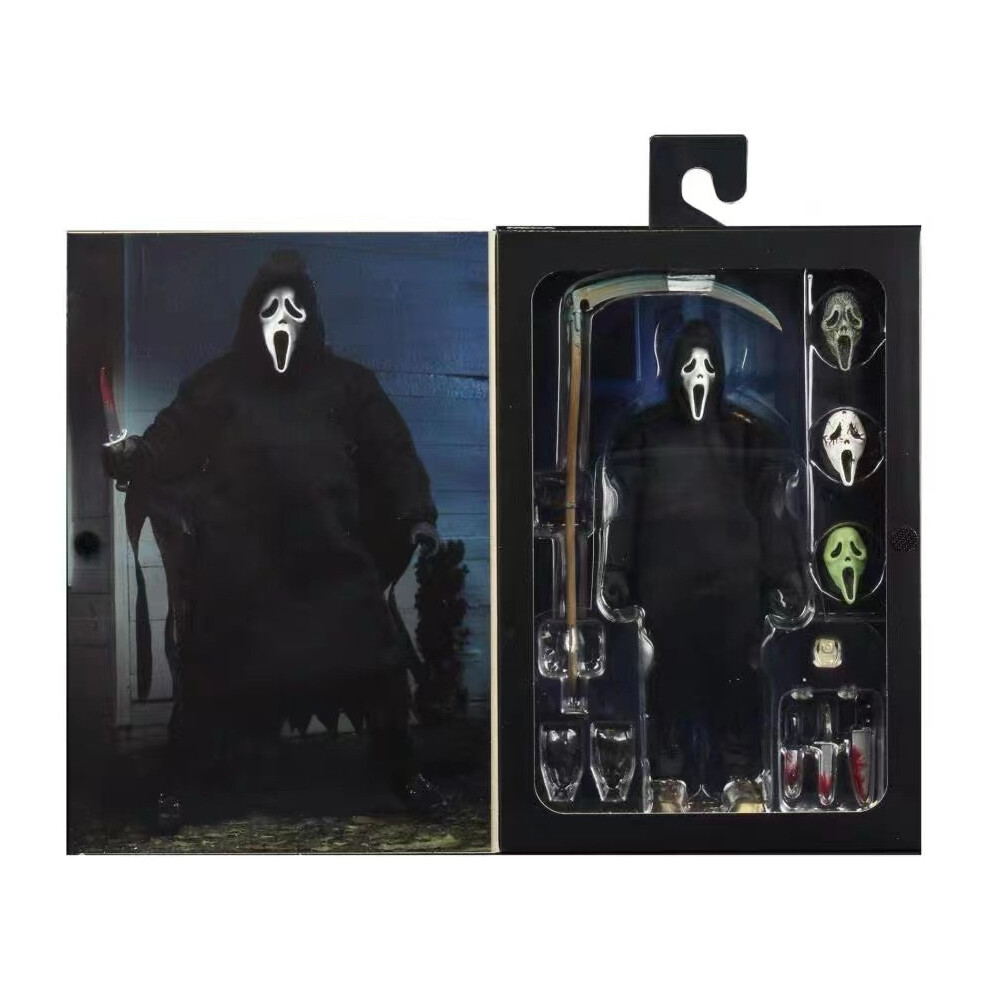 7 in NECA Premium Scream Action Figure Ghostface Ghost Face Ultimate Model Toys