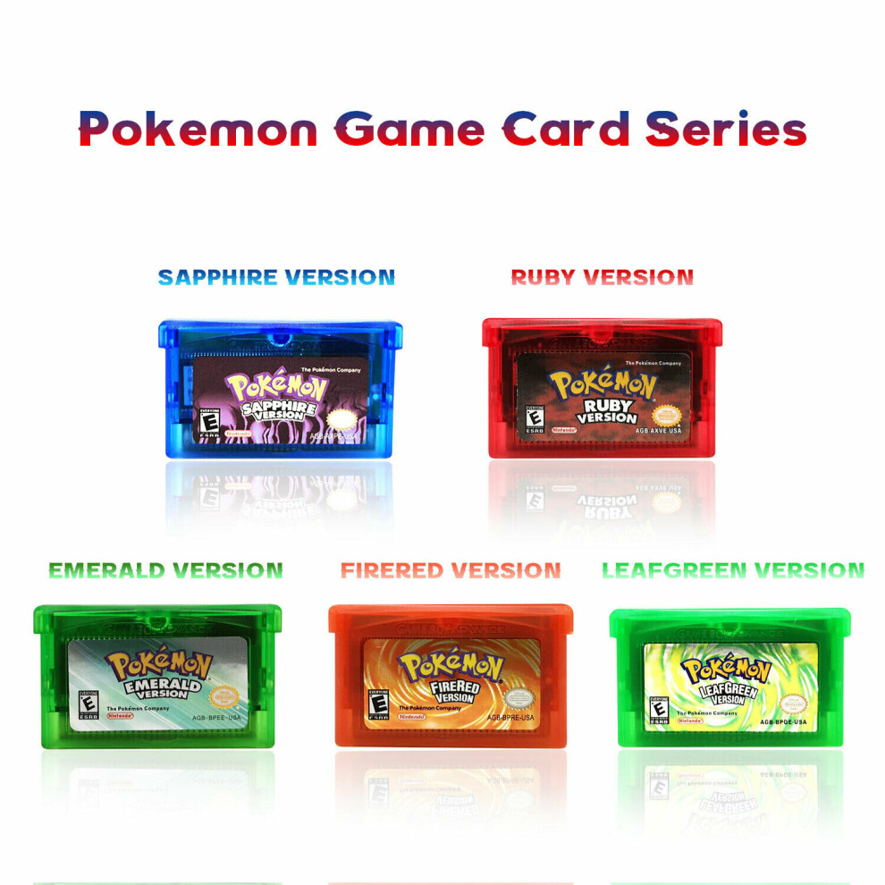 (Sapphire) NINTENDO Pokemon Ruby Games GBA Game Boy Advance