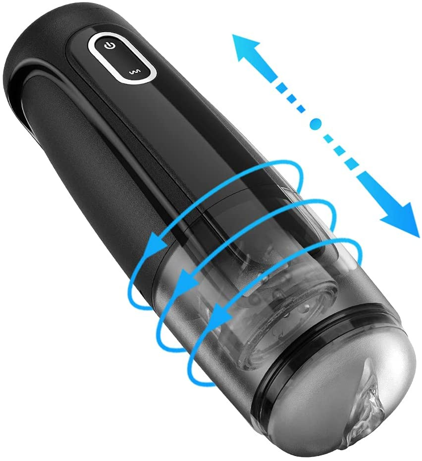 Male Masturbator Automatic Retractable Rotary Airplane Cup Vagina Vulva Japanese Pronunciation Orgasm Toy Aldult Sex Toys Erotic Penis Trainer