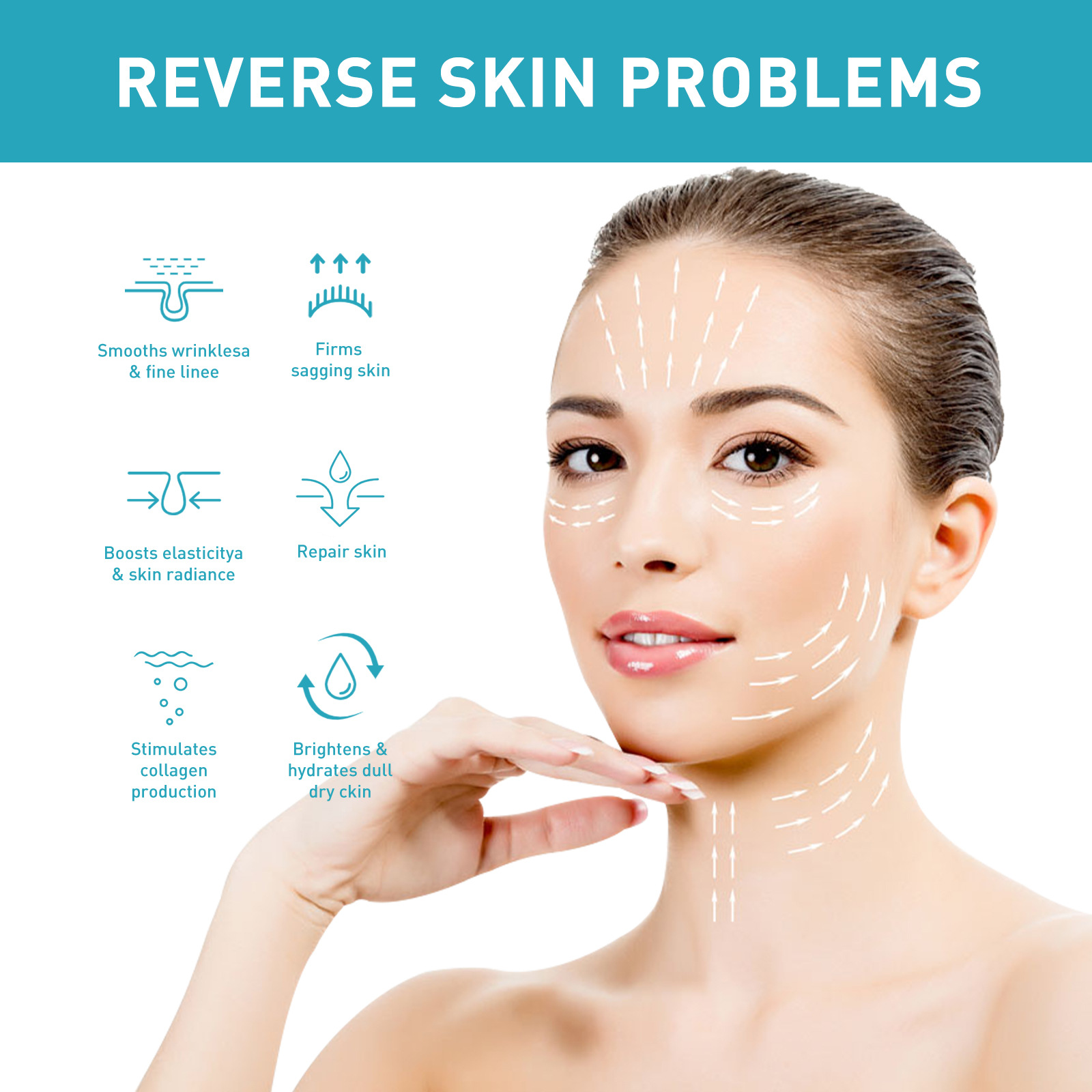 (1 PC) Nicotinamide Anti Wrinkle Serum B3 Face Essence Collagen Lifting Firming Fine Lines Repair Face Essence Smooth Facial Skin Care Anti Aging Serum