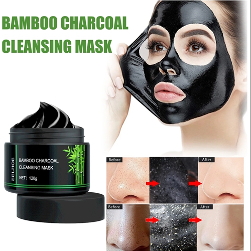 Blackhead Remover Bamboo Charcoal Cleansing Mask Remove Blackhead Shrink Pores Acne Treatment Oil Control Moisturizing Deeply Cleansing Mud Film Skin Care