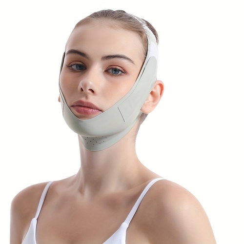 Reusable Face Slimming Bandage V Line Face Shaper Women Tighten Chin Cheek Lift Up Belt Facial Massage Strap Face Skin Care Sleep Shaping Beauty Tools