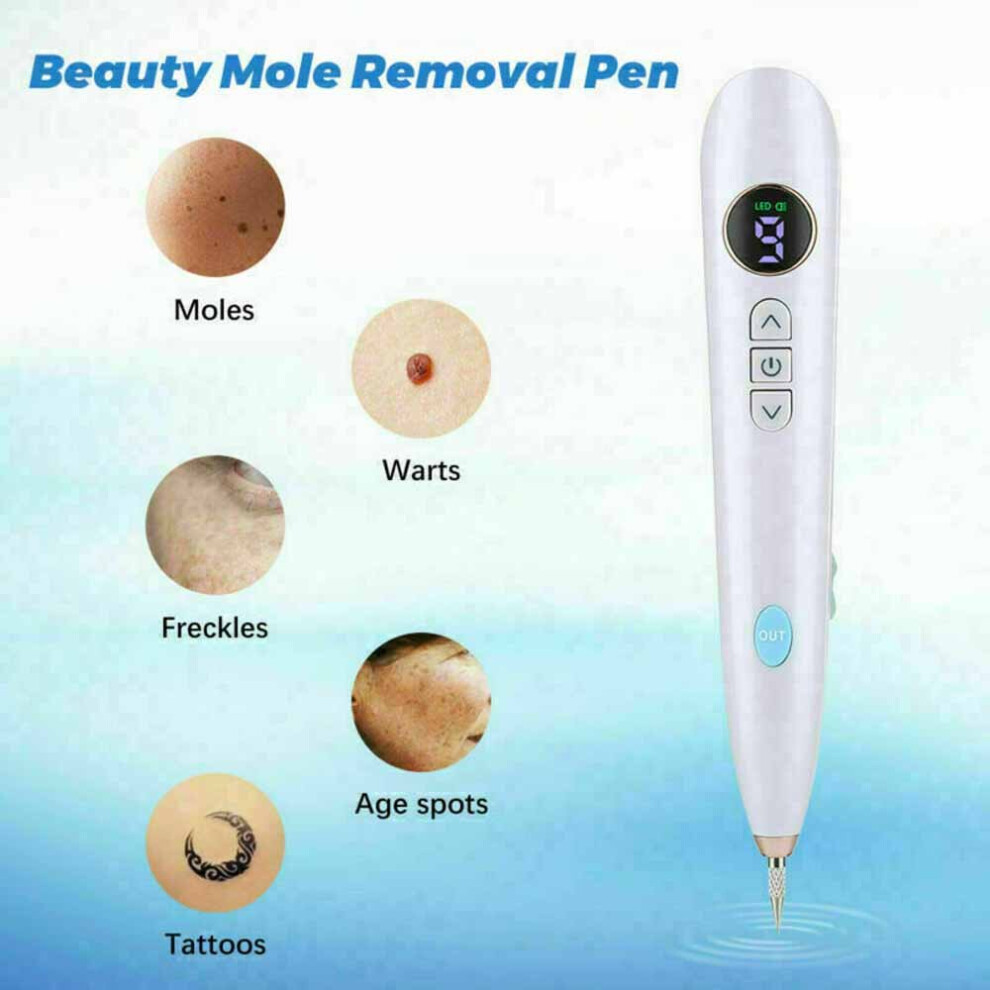 Laser Plasma Pen Mole Removal Dark Spot Skin Tag Tattoo Mole Wart Remover Pen