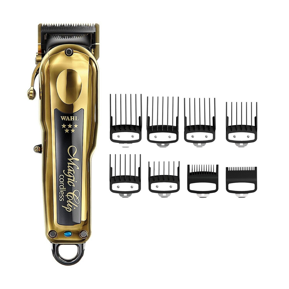 Gold Cordless Magic Clip Electric Shavers Hair Clippers for Men