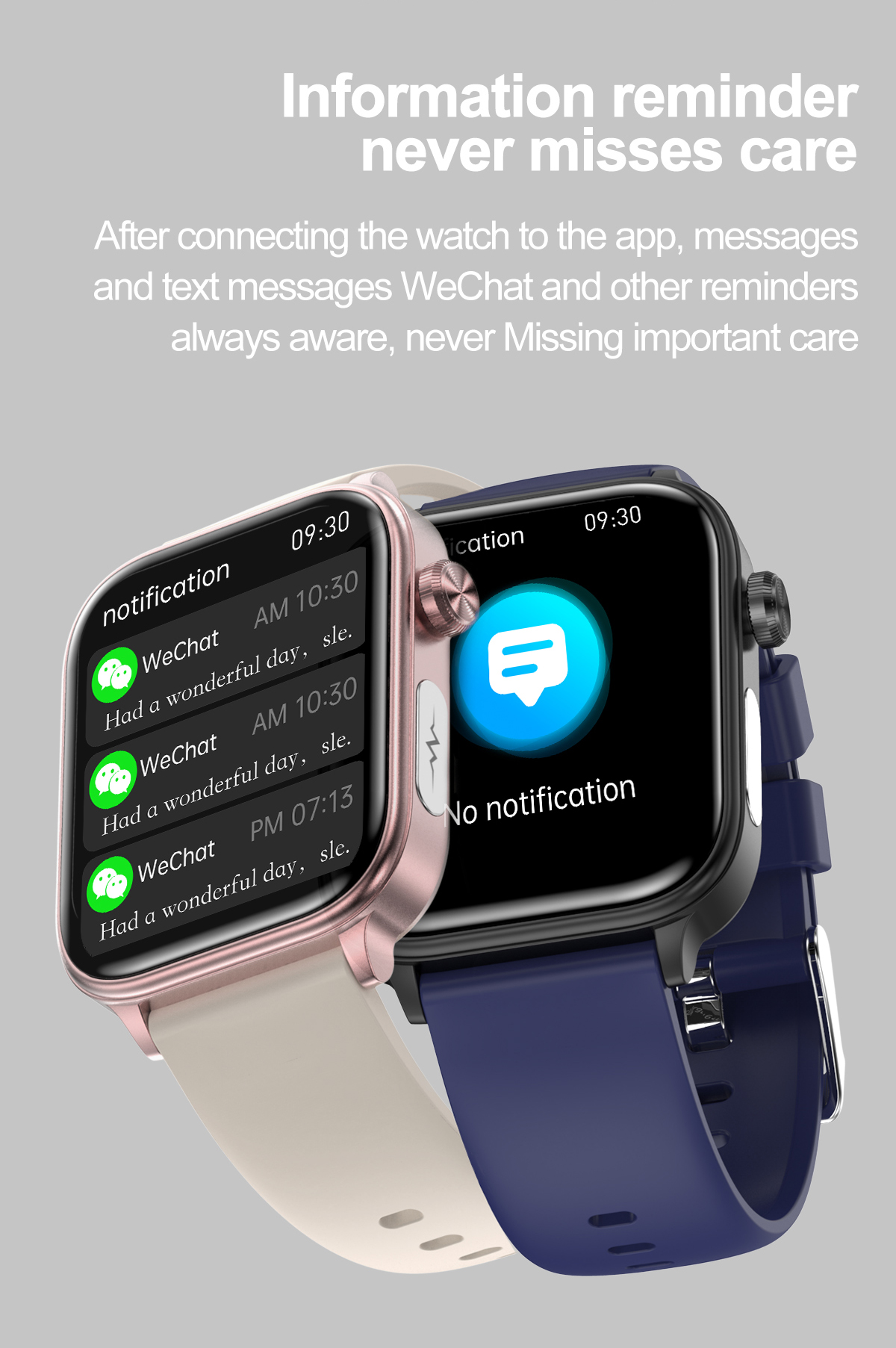 (Pink) Medical Grade ECG Smart Watch with Noninvasive Blood Glucose, Uric Acid and Lipid Monitoring, Blood Pressure, HRV, IP68 Waterproof