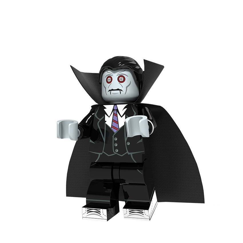 Mini Action Figures Halloween Joker Zombie Vampire Witch Building Blocks Toy Suitable for Themed Party Decorations Kids Festival Gifts