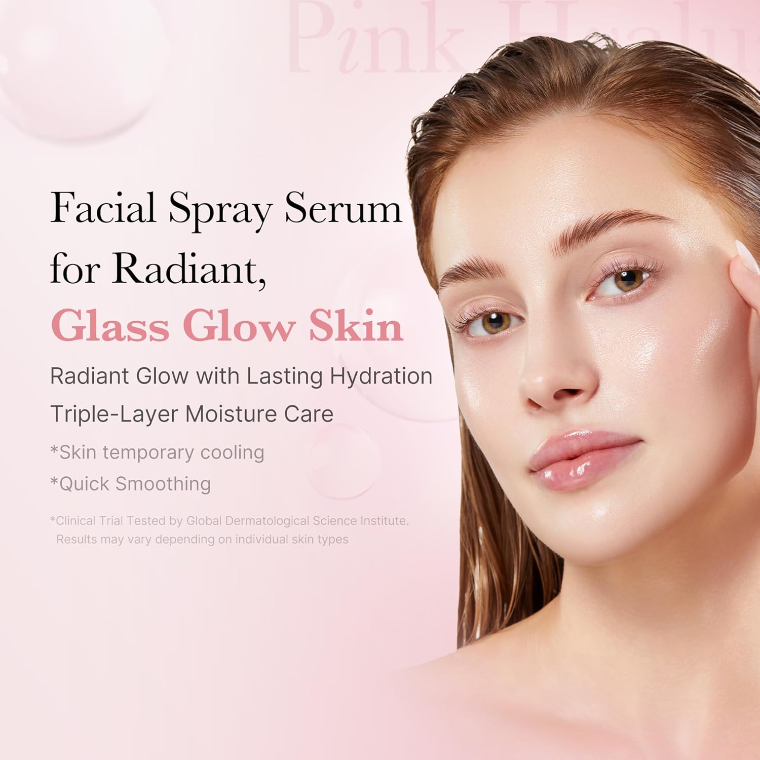 medicube Salmon DNA PDRN Pink Glutathione Spray Serum I Pink Glass Glow Serum Mist Moisturiser Soothing Firming Uneven skin tone Salmon PDRN Niacinamide 100ml