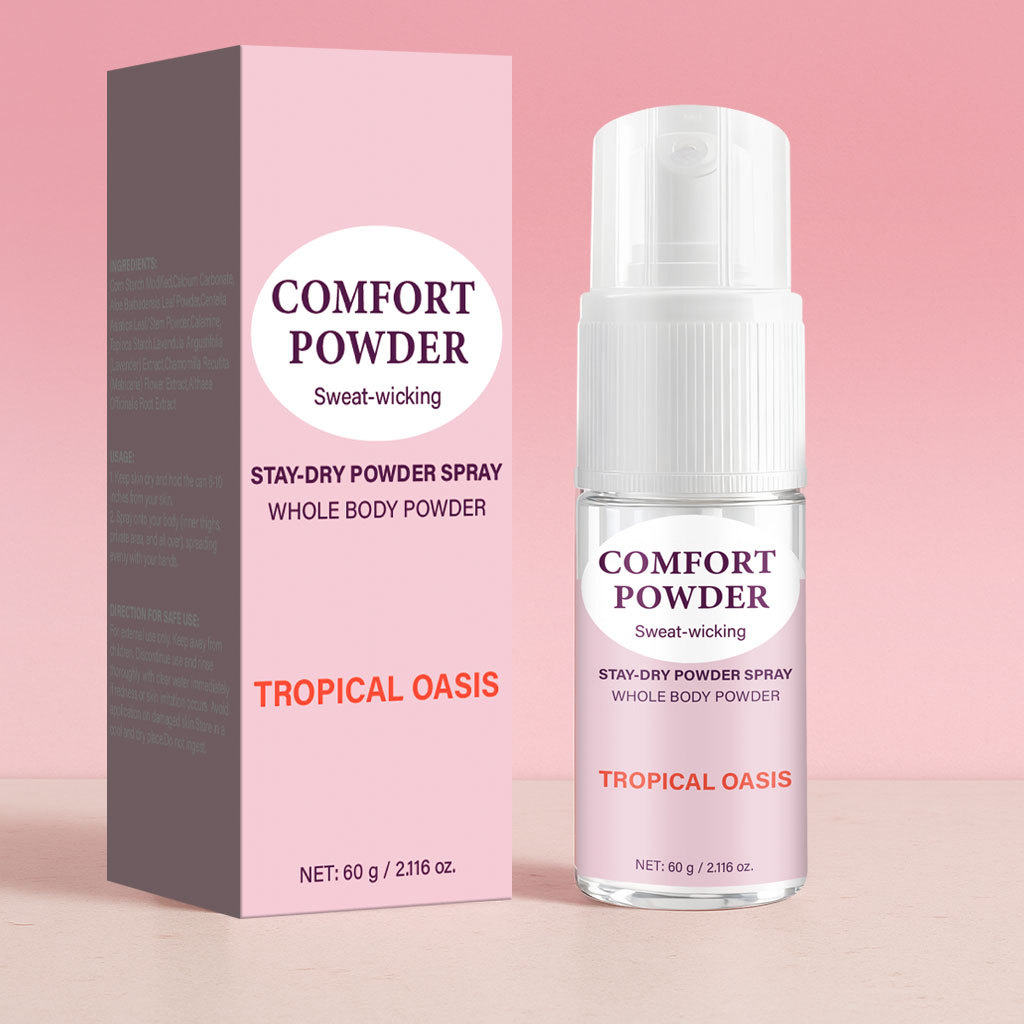 Body Comfort Powder Absorbent Soothing Refreshing For Dry Skin Daily Hygiene And Freshness Care 60g