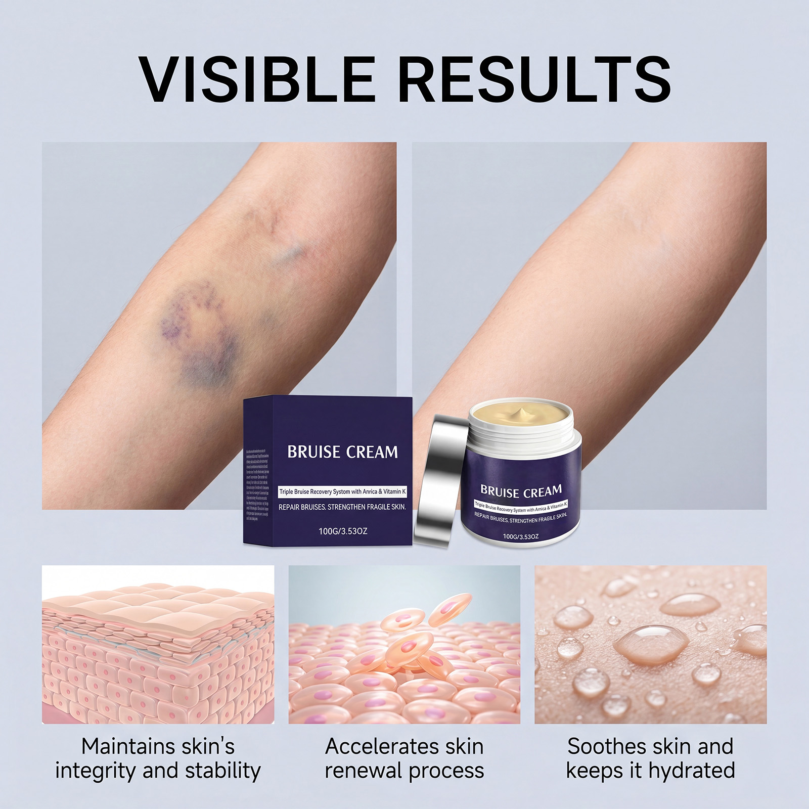 Skin Moisturizing Cream Gentle Care Delicate Hydration Daily Moist Cool Facial Body Skin Care Lotion