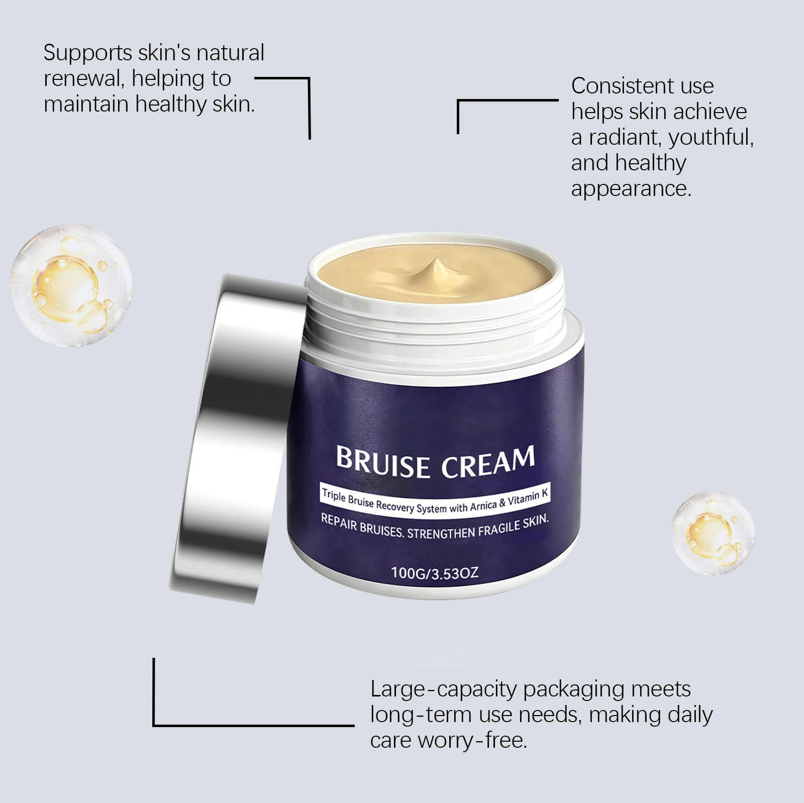 Skin Moisturizing Cream Gentle Care Delicate Hydration Daily Moist Cool Facial Body Skin Care Lotion