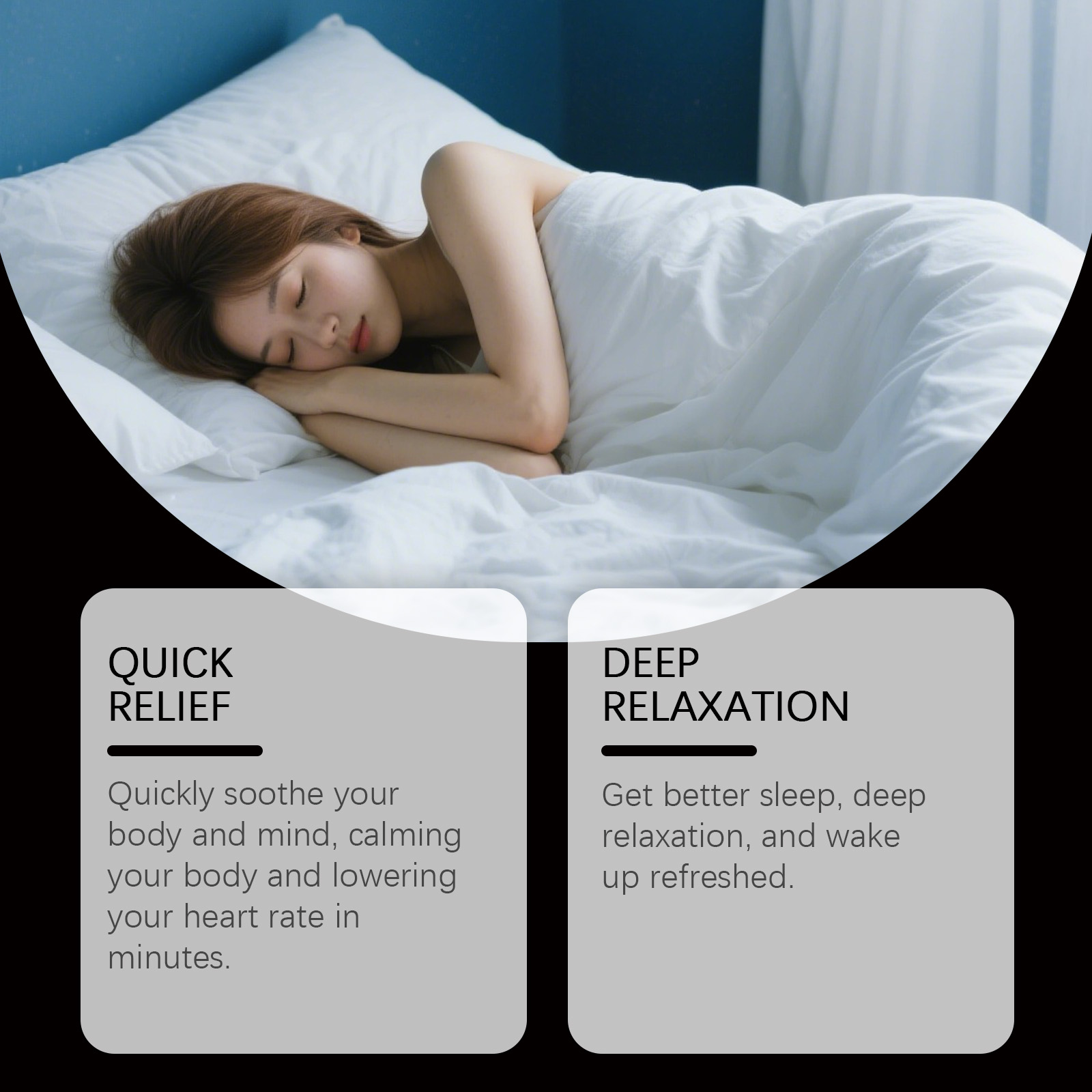 Sleep Care Device Comfort Gentle Convenient Daily Relax Body Mind Nighttime Sleep Protection Supplies