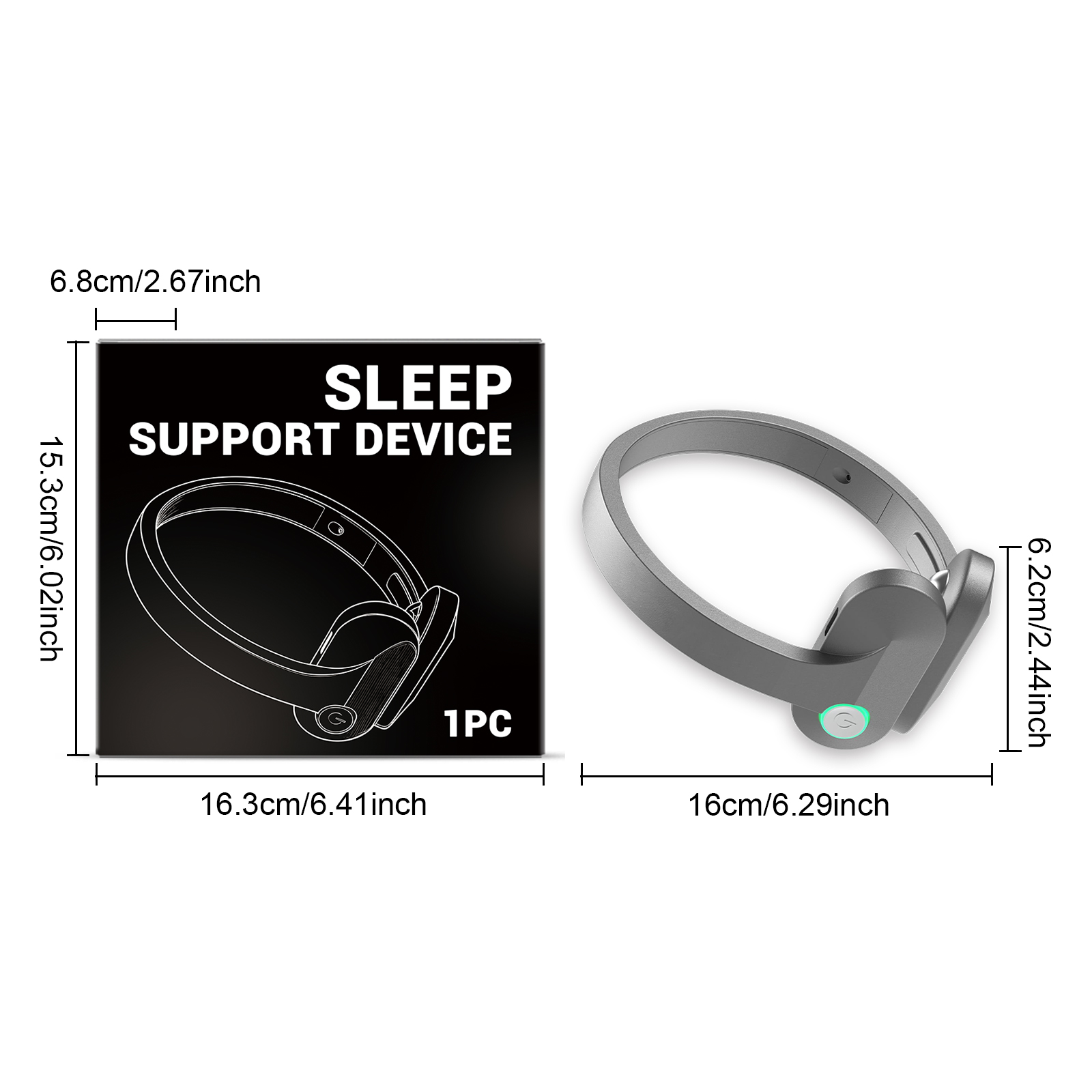 Sleep Care Device Comfort Gentle Convenient Daily Relax Body Mind Nighttime Sleep Protection Supplies