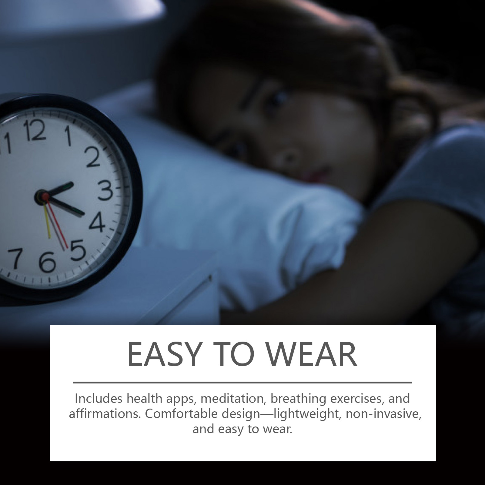 Sleep Care Device Comfort Gentle Convenient Daily Relax Body Mind Nighttime Sleep Protection Supplies