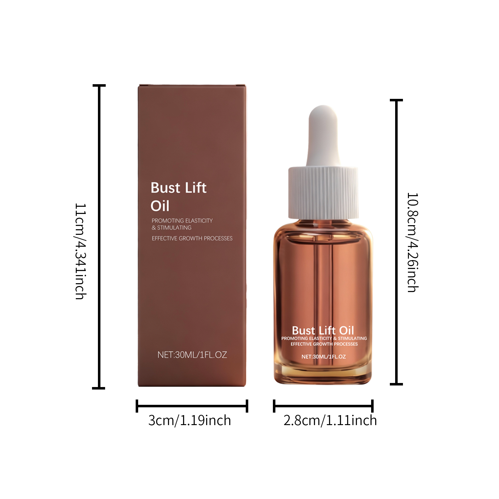 Breast Care Essential Oil Mild Care Plump Elastic Nourish Hydrate Refreshing Non Sticky Breast Massage