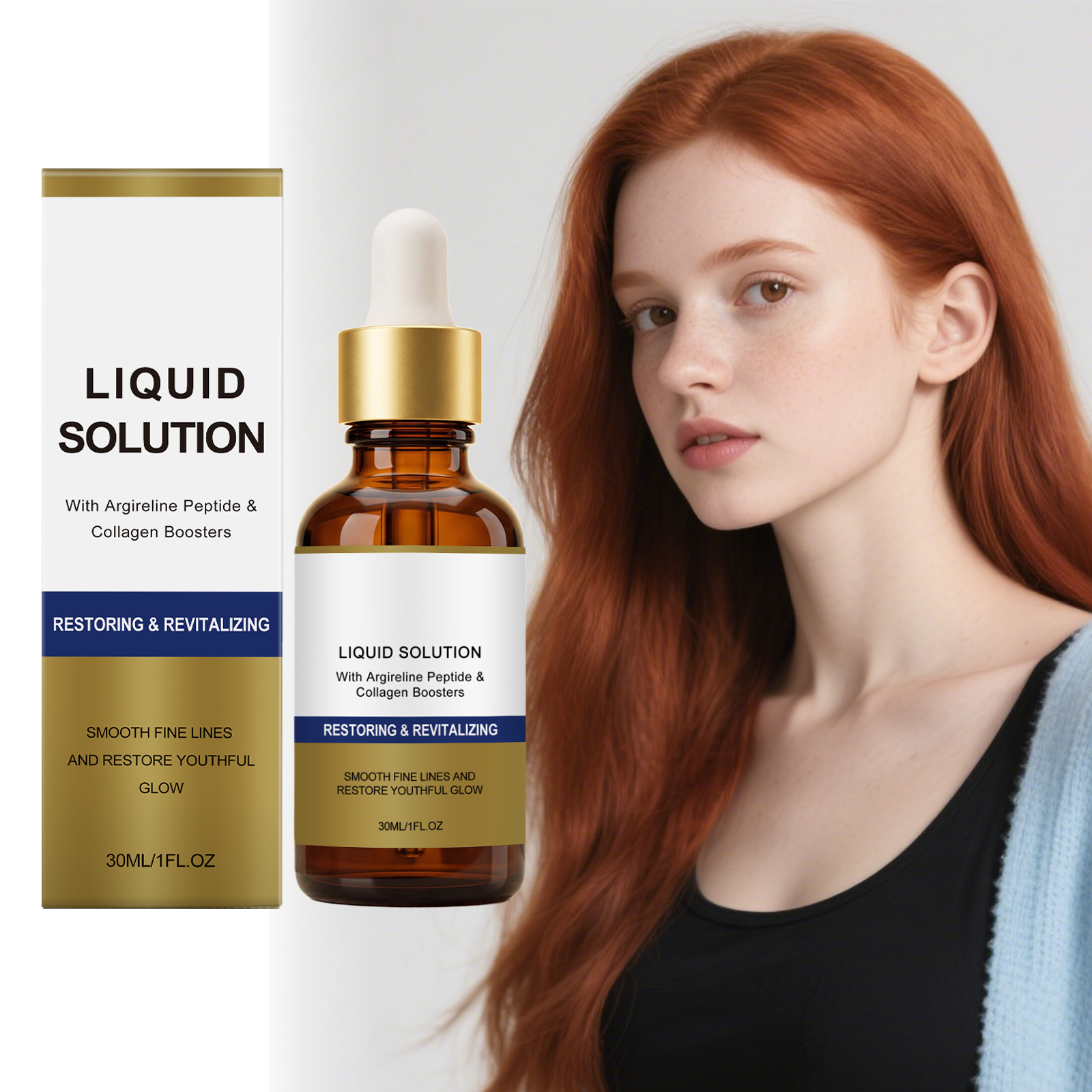 Moisturizing Essence Liquid Plump Hydrating Mild Nourishing Delicate Skin Texture Facial Skin Care Product Deep Gentle Soft Smooth Fresh Daily