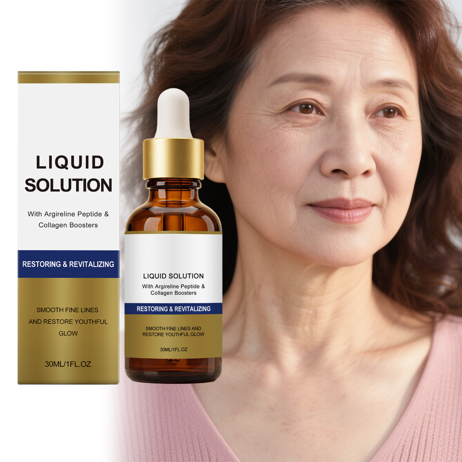 Moisturizing Essence Liquid Plump Hydrating Mild Nourishing Delicate Skin Texture Facial Skin Care Product Deep Gentle Soft Smooth Fresh Daily