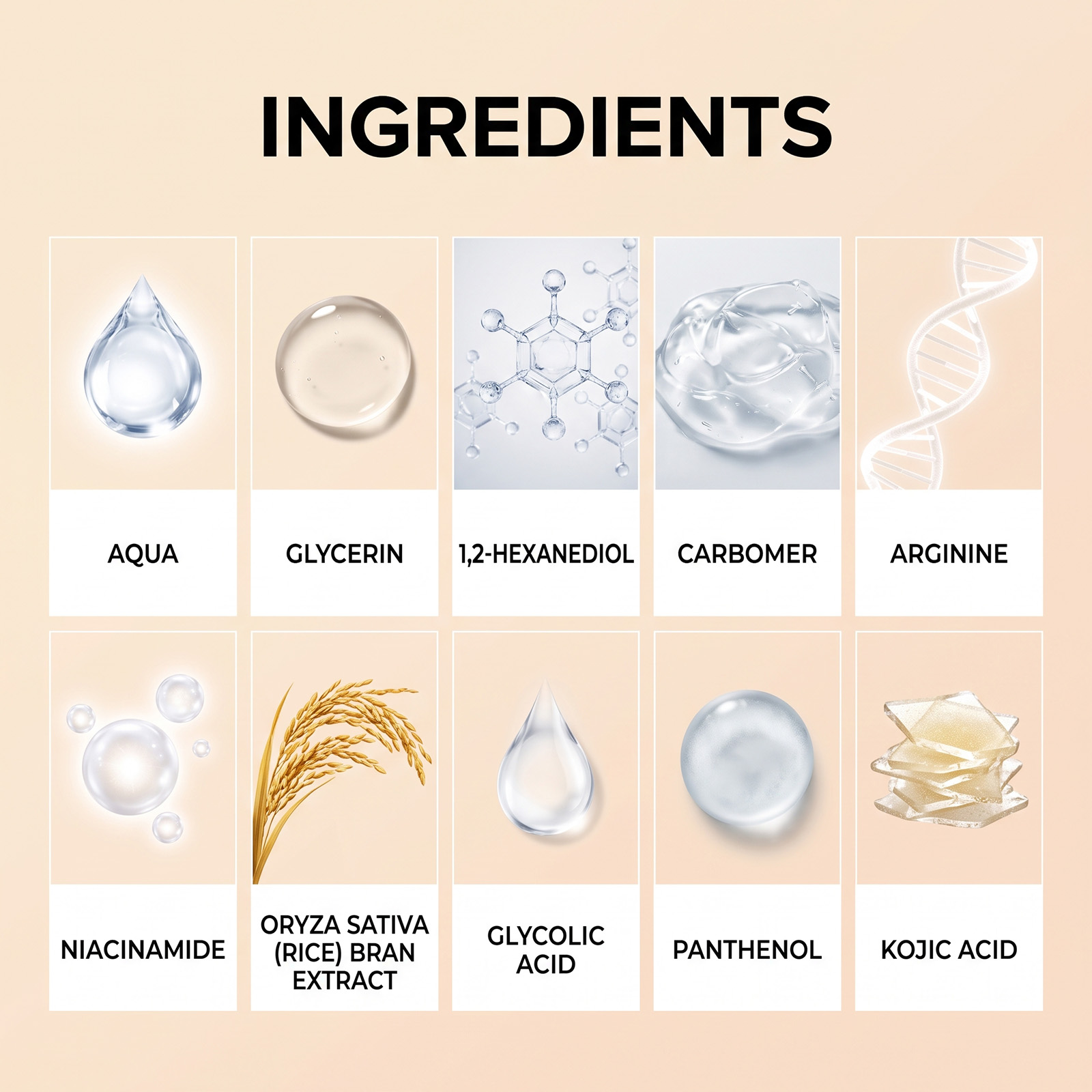 Nicotinamide Essence Liquid Mild Texture Hydrating Refreshing Non Sticky Daily Facial Skin Convenient Care Serum